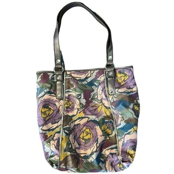 RELIC by Fossill Large Floral Pattern Faux Leather Shoulder Handbag, Tote - Picture 3 of 8